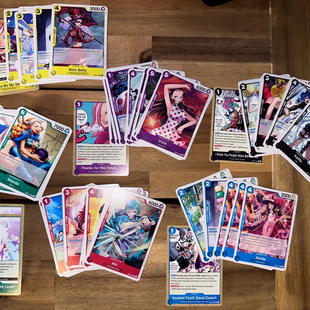 One Piece TCG EB03 Heroine Common Lot - 84 cards total